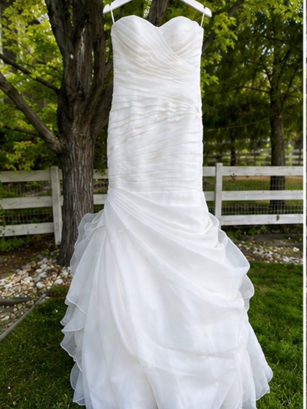 Stella York 5835 Discontinued Wedding Dress Ivory Strapless Mermaid Trumpet